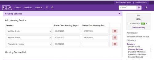 Housing Services