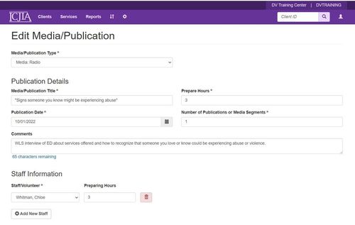 Media + Publications